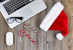 Christmas social media businesses
