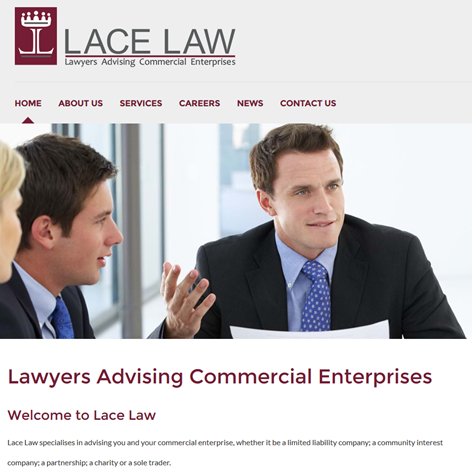 Lace law - half site width